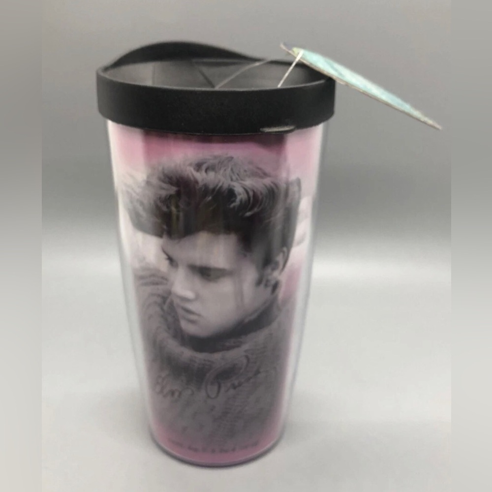 Spoontiques Elvis Presley 16oz Insulated Tumbler For Hot & Cold Drinks BPA Free